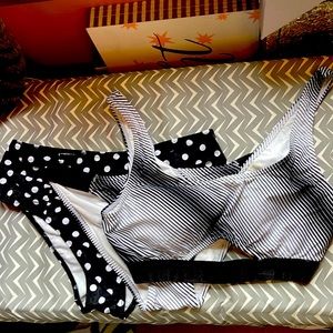 Victorias Secret Swim Strappy Butt Scrunch Bikini S/M VINTAGE